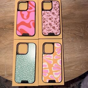 Burga Elite iPhone 14 Pro Max Case Collection - Pink, Green, Orange